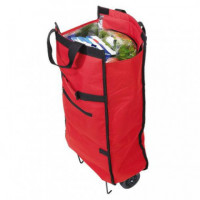 Bolsa Trolley Plegable 30L Rojo JATA