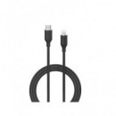DEVIA Cable Lightning a Tipo C 1.2MTRS 27W Negro Jelly