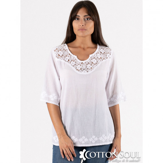 Blusa Algodon Suzanne COTTON SOUL