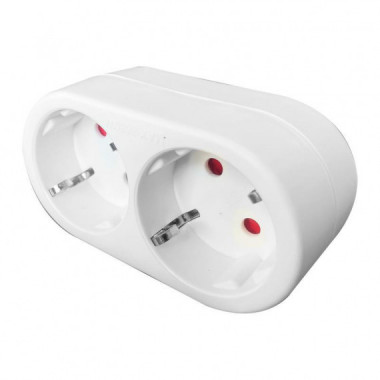 Adaptador Doble Sucko VOLTEN