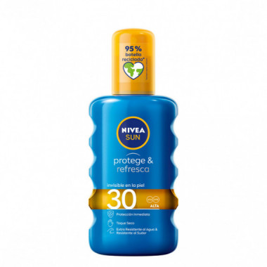 NIVEA Spray Solar Protege y Refresca Fp 30, 200ML