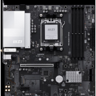 MSI Placa B840M-P WIFI6E Socket AM5 Amd Ryzen 7000/8000/9000 / 4X DDR5