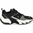 Deportivo Multi Piel Negro  MICHAEL KORS