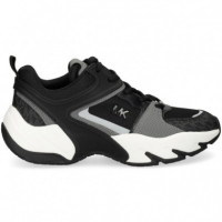Deportivo Multi Piel Negro  MICHAEL KORS