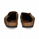 Zueco Hebilla ante Marron  BIRKENSTOCK