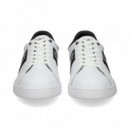 Banda Negro Deportivo Piel Blanco  EA7