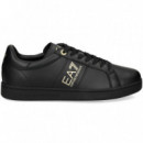 Banda EA7 Oro Deportivo Piel Negro