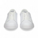 Deportivo Logo Relieve Piel Blanco  EA7