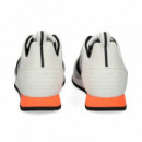 Talon Naranja Malla Negro Piel Blanco  EA7