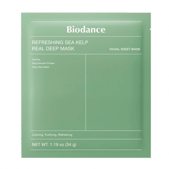 Refreshing Sea Kelp Real Deep Mask
mascarilla Refrescante - Hidratante  BIODANCE