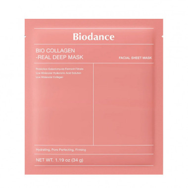 Bio Collagen-real Deep Mask
mascarilla Facial Hidrataci&oacute;n Intensa  BIODANCE