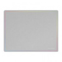 Alfombrilla MARS GAMING 360X260MM Nano-textil Diseño Rainbow Blanca (MMP124W)