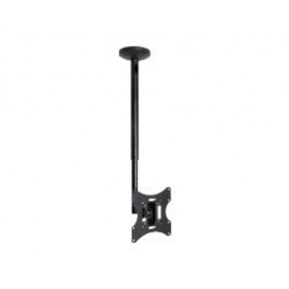 Soporte de Techo TOOQ Giratorio/inclinable/nivelable para TV 23"-42" Máx 30KG Negro (LPCE2301TSLI-B)