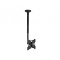Soporte de Techo TOOQ Giratorio/inclinable/nivelable para TV 23"-42" Máx 30KG Negro (LPCE2301TSLI-B)