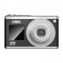 Cámara Digital AGFA Photo Realishot 4K Pantalla Dual 24MP Cmos Zoom óptico 10X Negra (DC9200BK)