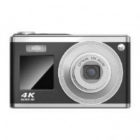 Cámara Digital AGFA Photo Realishot 4K Pantalla Dual 24MP Cmos Zoom óptico 10X Negra (DC9200BK)