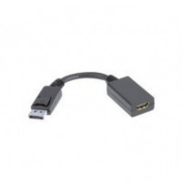 Nanocable Cable Displayport Macho a HDMI Hembra 15CM Negro (10.16.0502)  NANO