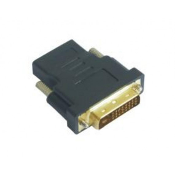 Adaptador NANOCABLE DVI 24+1/M a HDMI A/h Negro (10.15.0700)