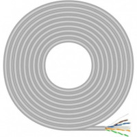 AISENS Cable de Red CAT.6 Utp en Bobina, 100M, Gris