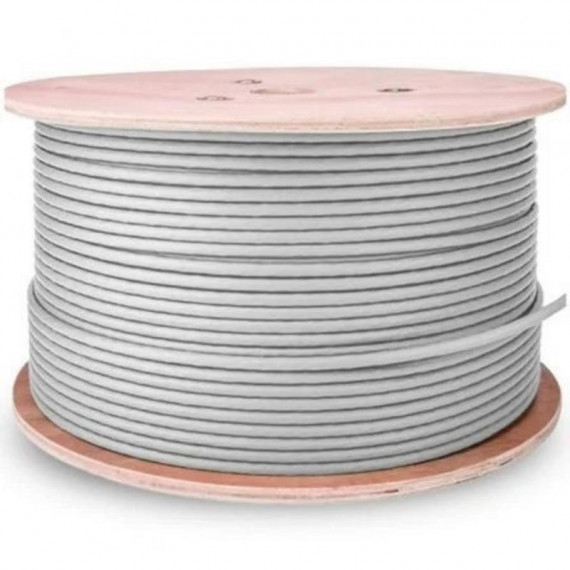 AISENS Cable de Red CAT.6 Utp AWG23 Rígido 305M, Gris