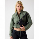 Bolso Al Hombro Cresidia con Logotipo 4G Peony de GUESS