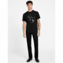 Camiseta con Estampado de Logo de GUESS