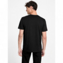 Camiseta con Estampado de Logo de GUESS