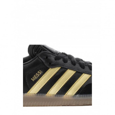 ADIDAS ORIGINALS - Samba Messi J - Cblack Goldmt GUM4 - JR6349/CBLACK Goldmt GUM4