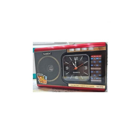 SANDA Radio Vintage Am/fm con Reloj/bluetooth 928