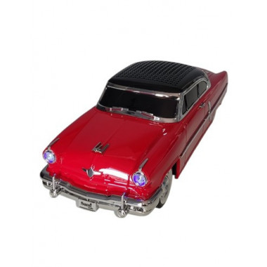 SAMI Altavoz Inalambrico Vintage Coche Rolls  Rojo 10W RS-9110 Tws,fm,usb,micro Sd
