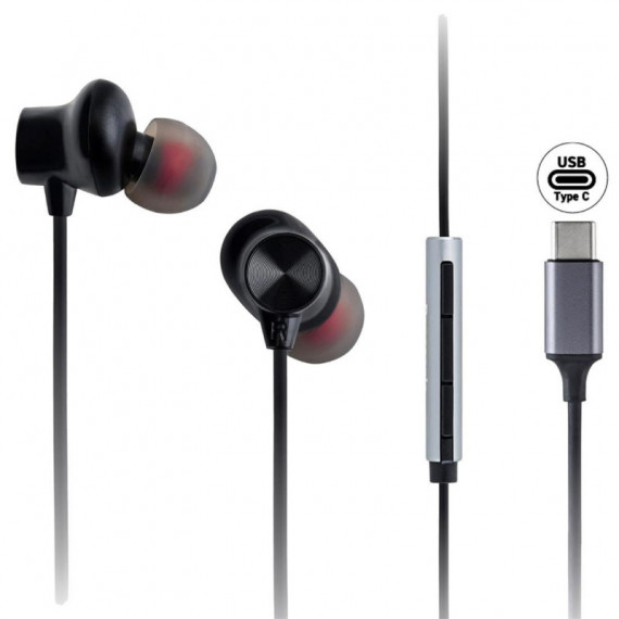 Auricular PANASONIC Usb-c Negro RP-TCM225DEK