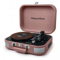 Tocadiscos Vintage MUSE Rosa MT201BTP