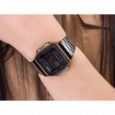 CASIO A168WEGG-1B Reloj Digital Unisex – Negro Grafito, Estilo Retro Vintage, Luz El, Wr, Cronómetro