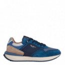 Zapatillas con Detalles en ante  PEPE JEANS