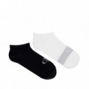 Pack de 2 Calcetines Footie Tobilleros  CALVIN KLEIN