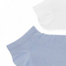 Pack de 2 Calcetines Footie Tobilleros  CALVIN KLEIN