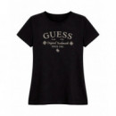 Camiseta con Logotipo Corte Regular  GUESS