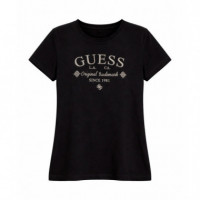 Camiseta con Logotipo Corte Regular  GUESS