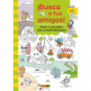 Busca Amigos Naturaleza Pega Colorea N2