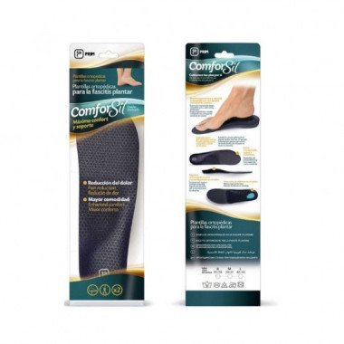 PRIM Plantillas Ortopedicas para Fascitis Plantar Comforsil 2 Unidades Talla L