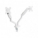 Soporte de Mesa TOOQ para Monitores 13-34 Pulgadas, 2 Brazos, Blanco (DB1434TNR-W)