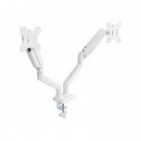 Soporte de Mesa TOOQ para Monitores 13-34 Pulgadas, 2 Brazos, Blanco (DB1434TNR-W)