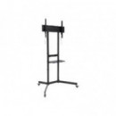 Soporte de Suelo TOOQ Kefrén 37-70" con Ruedas Inclinable Máx. 70KG Negro (FS1150M-B)