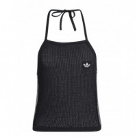 ADIDAS ORIGINALS - Crochet Top - Black - KE0199/BLACK