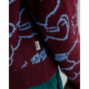 Jerséis y Sudaderas Jersey BRAVA FABRICS Jacquard Peanuts Chocolate