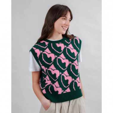 Jers&eacute;is y Sudaderas Chaleco BRAVA FABRICS Heart