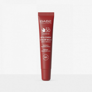 BABE LIP & CHEEK COLOR BALM SPF 50 CHERRY 20 ML