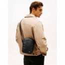 Th Flag Mini Reporter Black  TOMMY HILFIGER