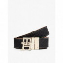 Th Logo 3.0 Rev Black Mono/cognac  TOMMY HILFIGER