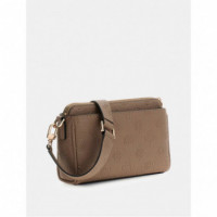 GUESS Bandolera Cresidia Beige HWPD98 88720-DKO